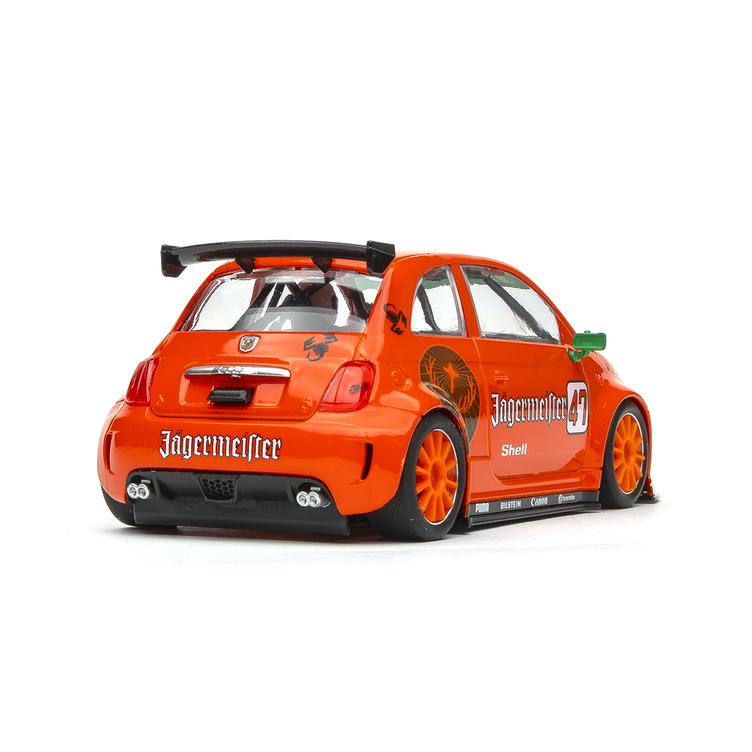 500 ABARTH JÄGERMEISTER LIVERY #47 GREEN SW SHARK 21.5K EVO - immagine 3