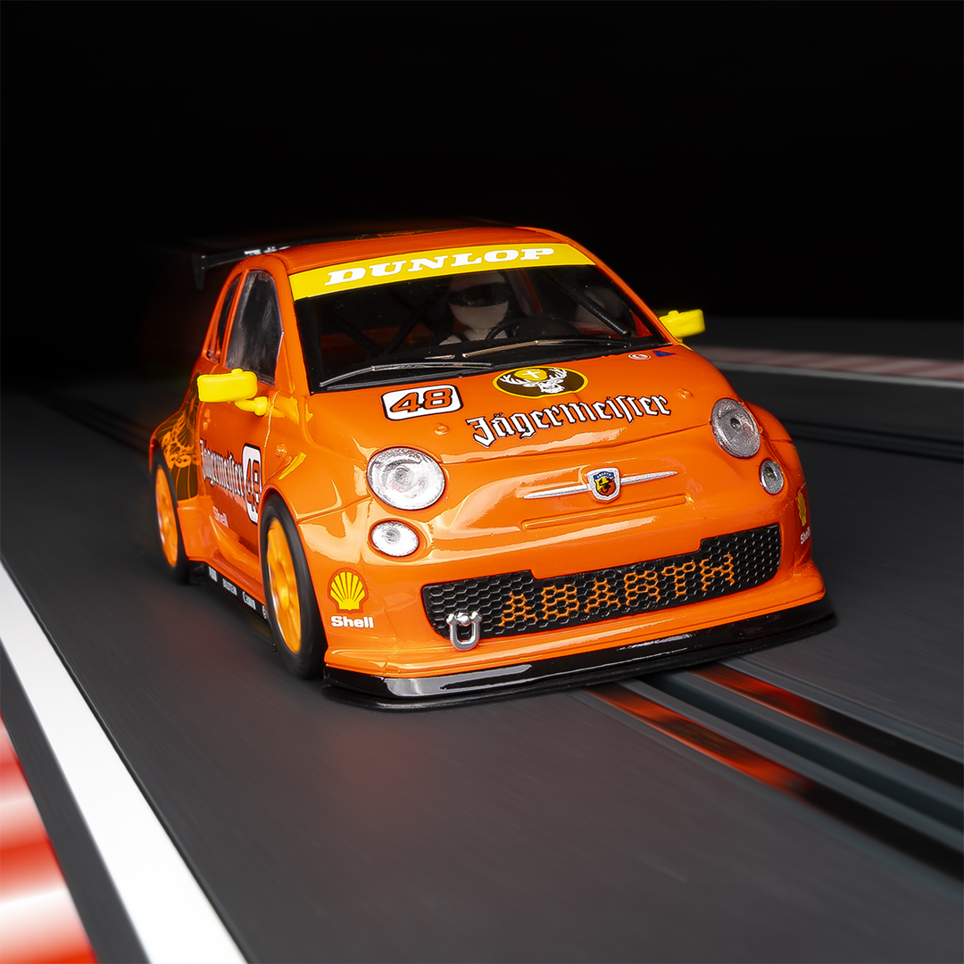 500 ABARTH JÄGERMEISTER LIVERY #48 YELLOW SW SHARK 21.5K EVO - immagine 4