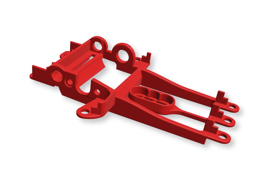 PATENTED Motor Support for NSR Hypercar - Sidewinder for long can motors - offset +1,25mm